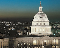 Capitol圆顶在华盛顿特区，直流